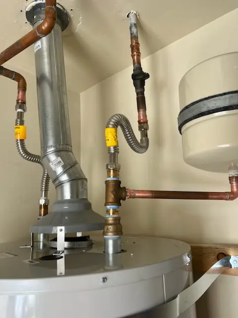 Water heater installation and plumbing repair in White Sulphur